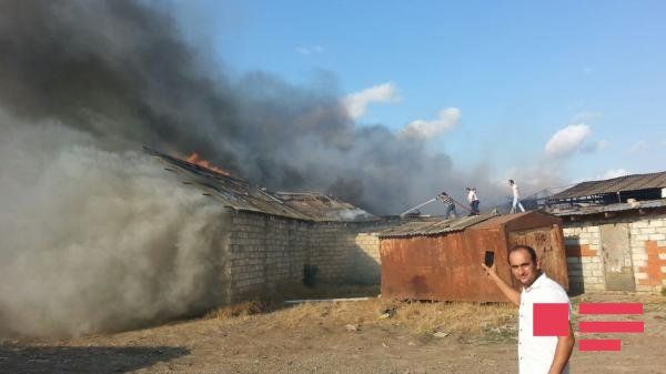 Azərbaycanda İran bazarı yandı: xəsarət alan var - FOTO (YENİLƏNİB)