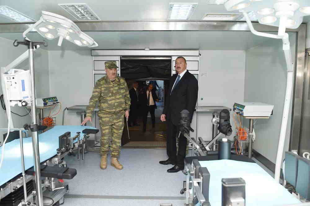 Prezident MN-nin hospitalının AÇILIŞINDA:  Nəcməddin Sadıkov  İlham Əliyevə raport verdi(FOTO)