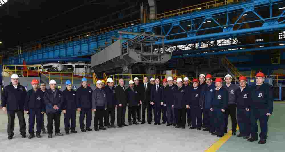 Prezident Baku Steel Company MMC-də - FOTOLAR
