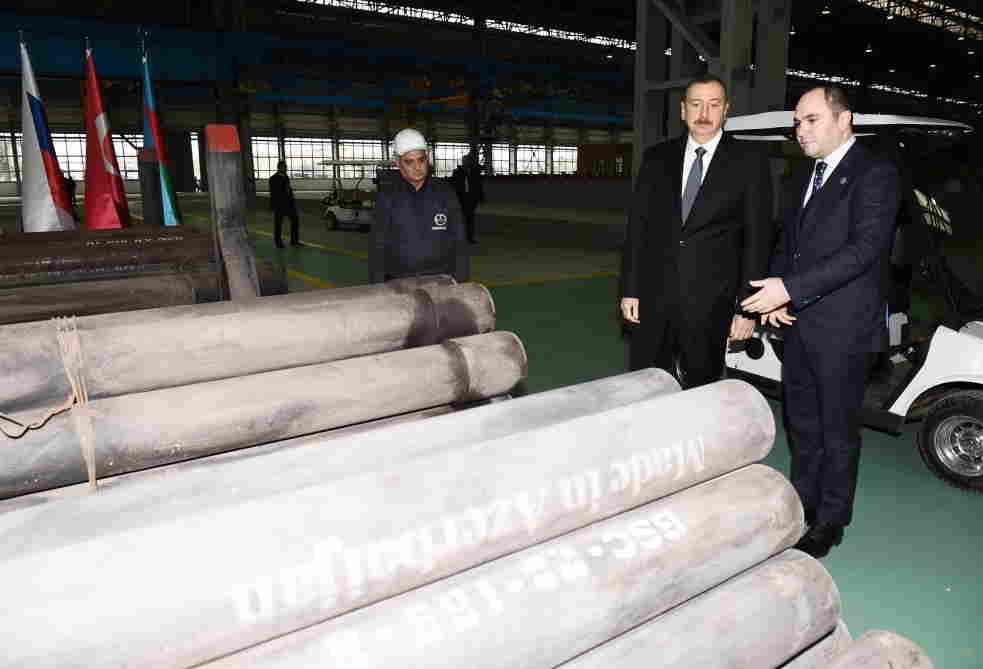 Prezident Baku Steel Company MMC-də - FOTOLAR