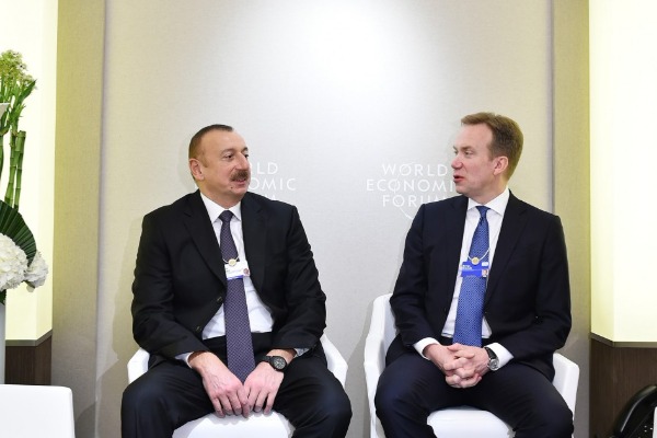 Davosda prezidentlər görüşdü - FOTO