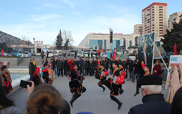 Nizami rayonunda Novruz bayramı qeyd edilib -  FOTOLAR