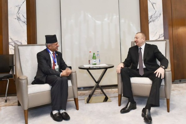 Prezident Pradip Kumar Qyavali ilə görüşdü
