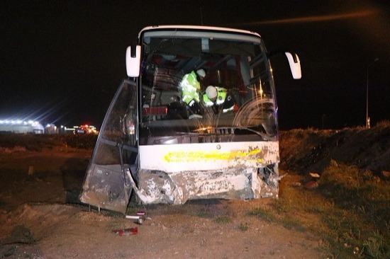 Sərnişin avtobusu qəzaya uğradı  - 18 nəfər yaralandı - FOTO 