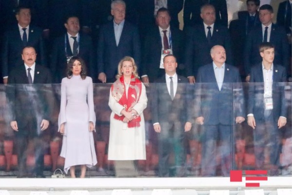 İlham Əliyev Dünya Çempionatının açılış   MƏRASİMİNDƏ