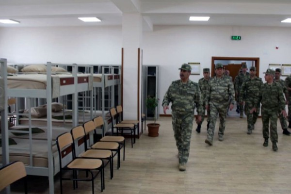 Zakir Həsənov yeni hərbi hissənin açılışında   - FOTO