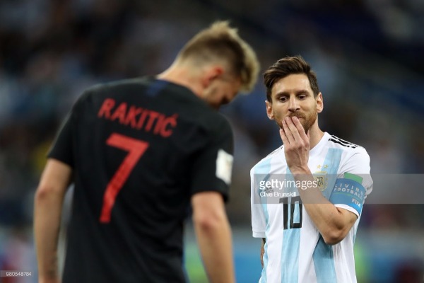 Xorvatiya futbol dərsi keçdi: Messi şokda - VİDEO
