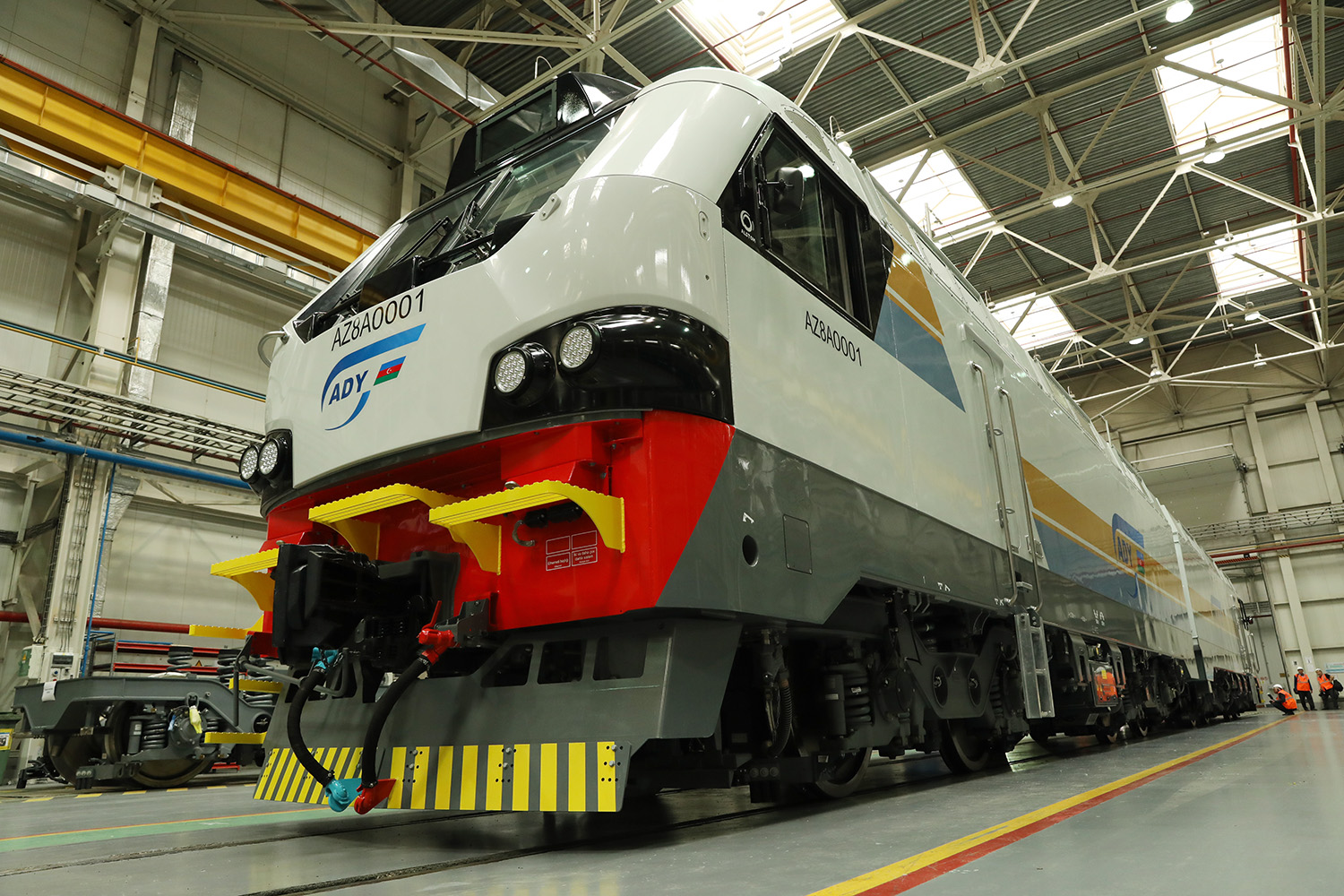Astanada yeni yük lokomotivinin təqdimat mərasimi keçirilib  - FOTOLAR