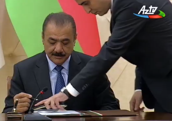 Prezidentlərin görüşündə Arif Alışanov da sənəd imzaladı -  FOTO-VİDEO