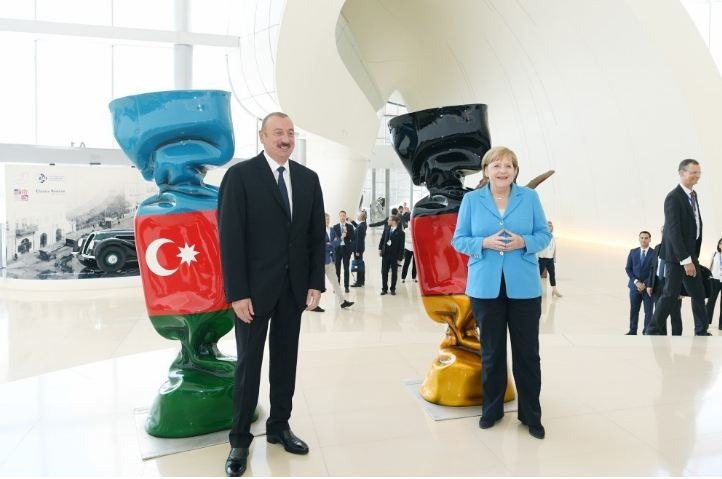 İlham Əliyev və Merkel iş adamları ilə görüşdülər -  FOTOLAR
