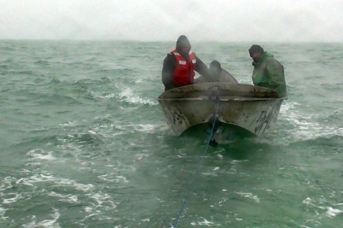 Köməksiz qalan balıqçılar xilas edilib 
