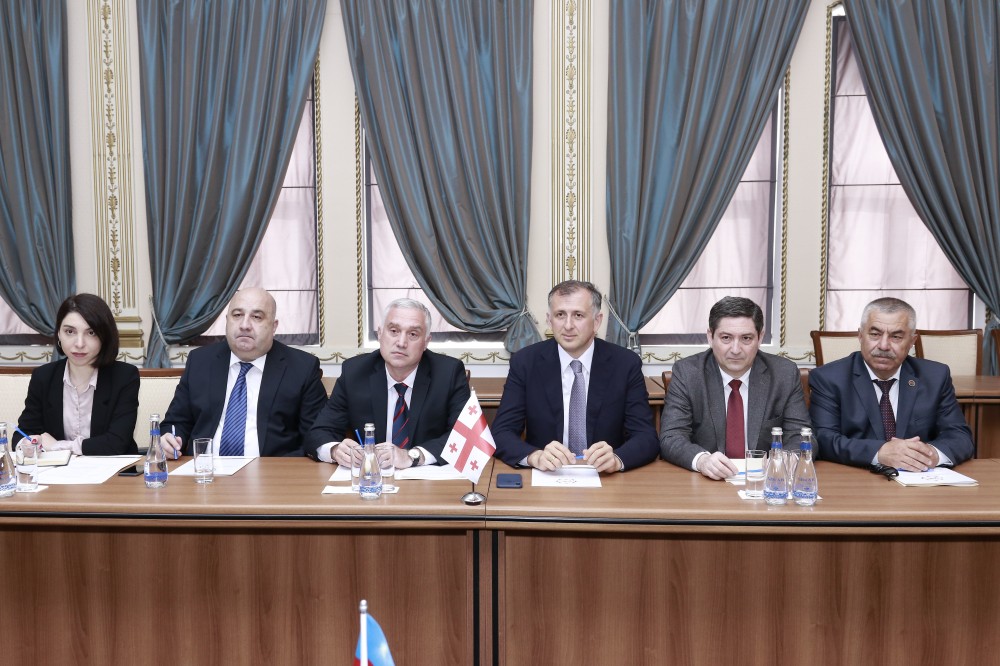 Fuad Muradov gürcü deputatlarla görüşüb - FOTO