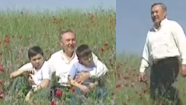 Nazarbayev mahnı oxuyub, klip çəkdirdi - VİDEO