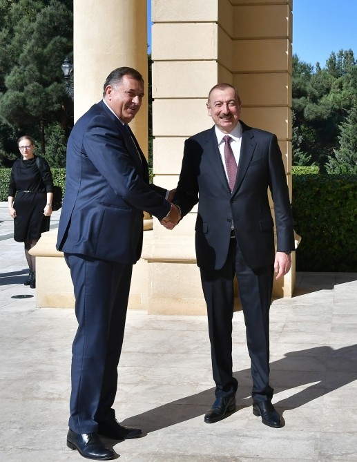 Prezident Milorad Dodik ilə görüşdü - Foto