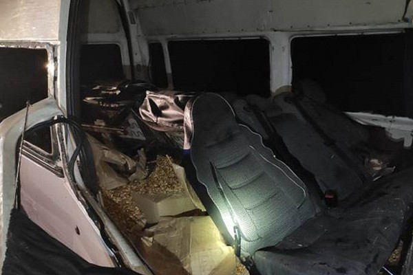 Rusiyadan Bakıya gələn mikroavtobus qəzaya düşdü - 7 yaralı