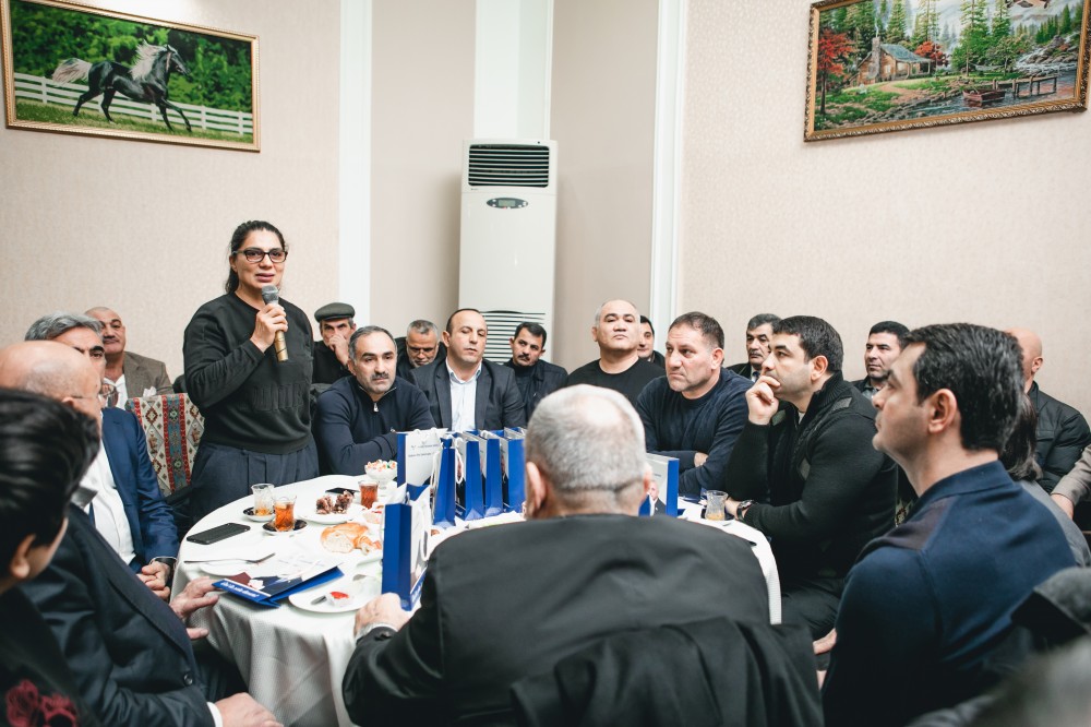 Ülvi Quliyev seçiciləri ilə görüşlərini davam etdirir - FOTOLAR