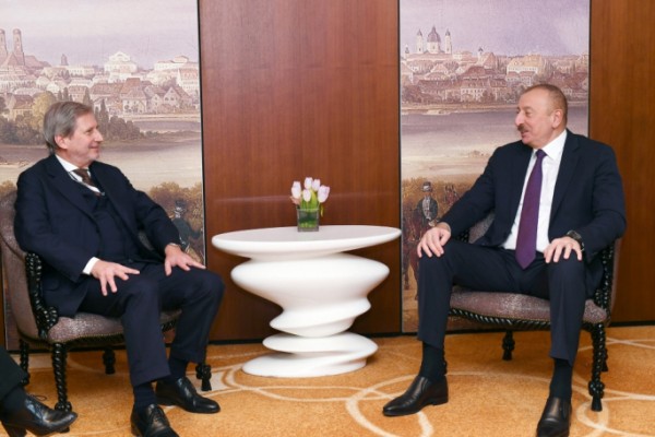 Prezident Avropa İttifaqının komissarı ilə görüşdü - FOTO