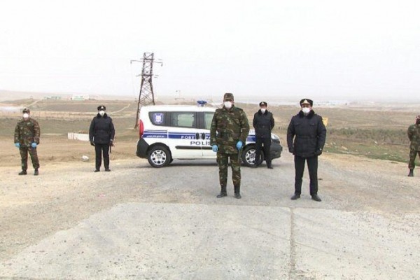 Polis Abşeron və Sumqayıtda postlar qurdu