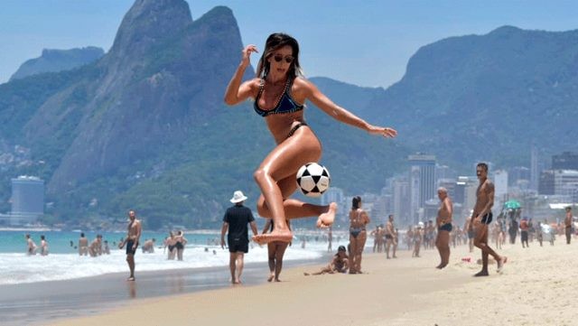 Braziliyalı atletin görüntüləri gündəm yaratdı - FOTOLAR