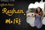 Koreyalı müğənni "Dağlar qızı Reyhan" oxudu - VİDEO