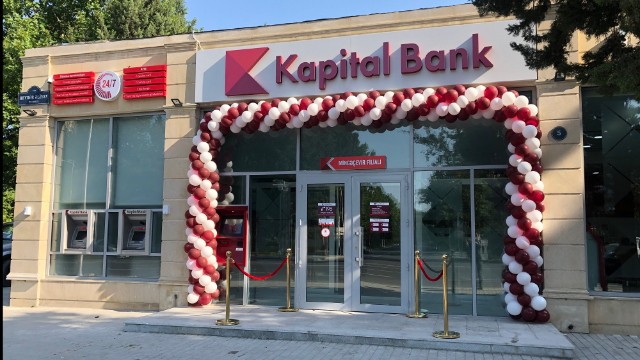 Kapital Bank yenilənən Mingəçevir filialını istifadəyə verdi 
