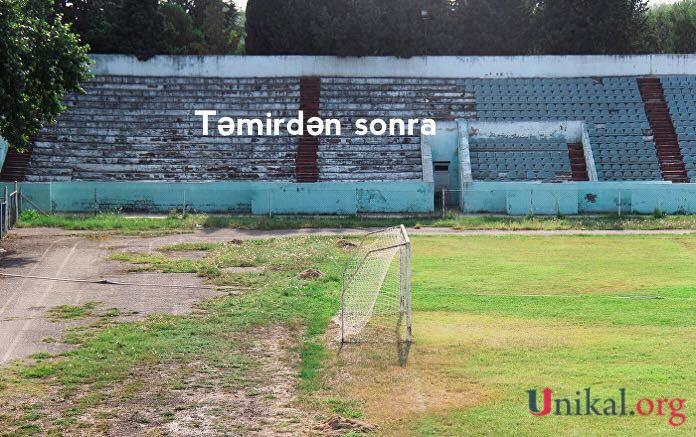İş adamının sponsoru olduğu stadion BƏRBAD VƏZİYYƏTDƏ - FOTO