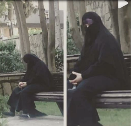 Bakı polisi qara niqabda “kişi” əli olan insanın kimliyini müəyyənləşdirdi - FOTO