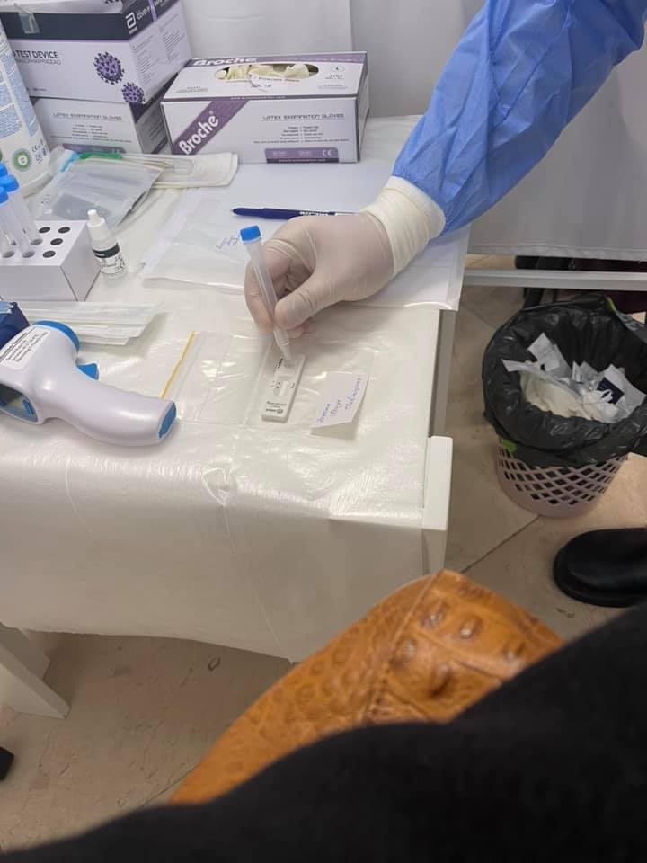 Mariya Zaxarovadan Bakıda koronavirus testi verməsi ilə bağlı paylaşım- FOTO