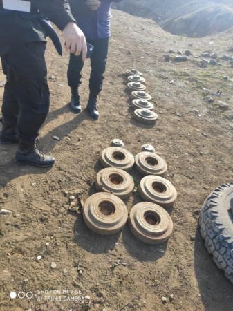 Azad olunmuş ərazilərdə 210 mina zərərsizləşdirildi - FOTO