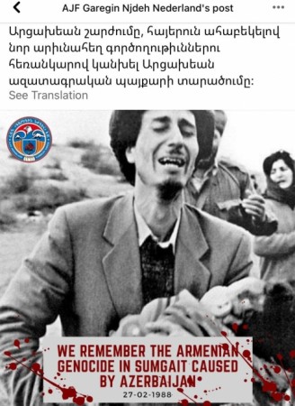 Niderlanddakı soydaşlarımız erməni saxtakarlığını ifşaetdi