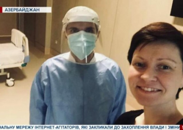 Koronavirusa yoluxan ukraynalı jurnalist Bakıda müalicə olundu -VİDEO