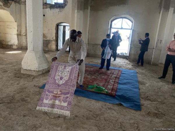 İƏT nümayəndələri Ağdam məscidində namaz qılıblar- FOTO