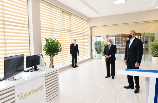 Prezident yenidən qurulan yarımstansiyaların açılışında- FOTOLAR (YENİLƏNİB)