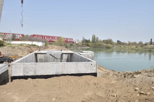 Yevlax şəhərinin içməli su təchizatı infrastrukturu yenidən qurulur - FOTOLAR