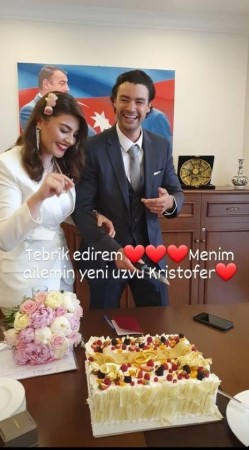 Vandamın oğlu azərbaycanlı qızla evləndi - FOTO