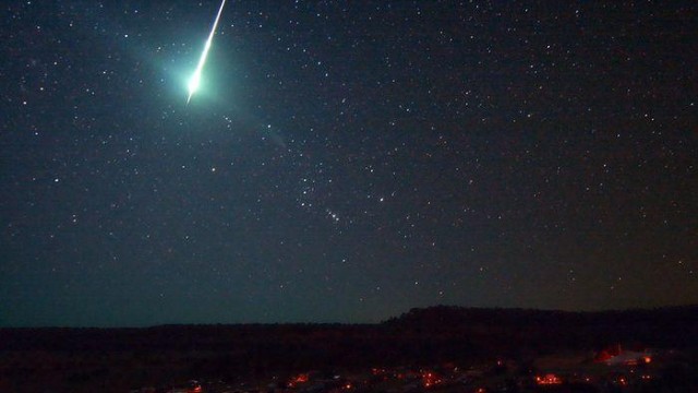 Norveçə meteorit düşdü 