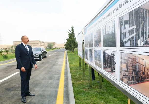İlham Əliyev “Abşeron” yarımstansiyasının açılışında- FOTOLAR
