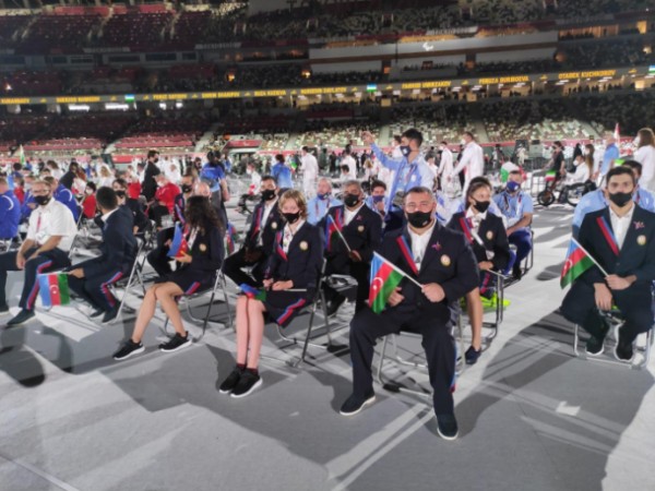 Paralimpiyaçılarımız "Tokio-2020"nin açılışında - FOTOLAR