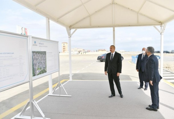 Prezident Sumqayıtda açılışlar etdi- YENİLƏNİB (FOTOLAR)