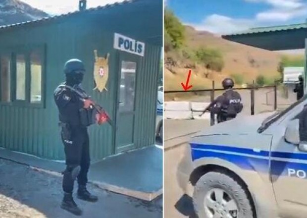 Azərbaycan polisi diversantlara çörək aparan erməni maşınını SAXLADI
