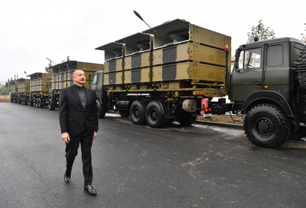 İlham Əliyev yeni hərbi hissənin açılışında iştirak etdi- FOTOLAR