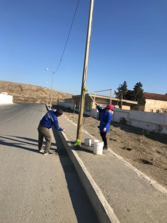 Qaradağ rayonunda sanitar günü keçirilib- FOTOLAR