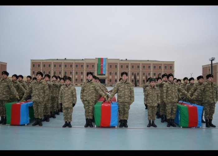 Azərbaycan Ordusunda andiçmə mərasimləri keçirilib 
