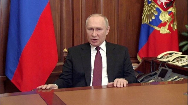 "Ukraynanın ərazisini işğal etmək fikrimiz yoxdur" -Putin