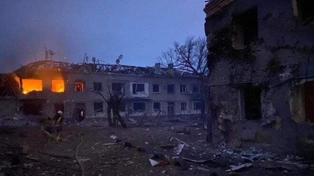 Dnepropetrovskda silah anbarı məhv edildi 