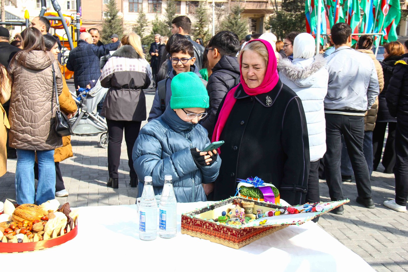 Xətai rayonunda Novruz şənliyi təşkil olunub - FOTOLAR