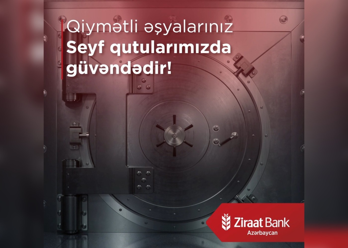 "Ziraat Bank Azərbaycan" seyf qutusu xidmətini göstərən filiallarının sayını artırıb