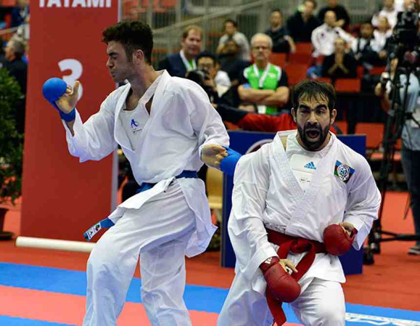 Rafael Ağayev karate üzrə beşqat dünya çempionu oldu 