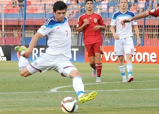 Azərbaycanlı futbolçu Rusiyada fərəqləndi  