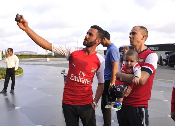 Arsenal Bakıda -  FOTO
